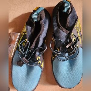 New Hydrosport Kids Blue Yellow Black Water Shoes Sz 11 12 13 for Boys & Girls